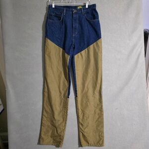 VTG Cabelas Mens Roughneck Brush Guard Jeans 94-1125 Size 32 Long